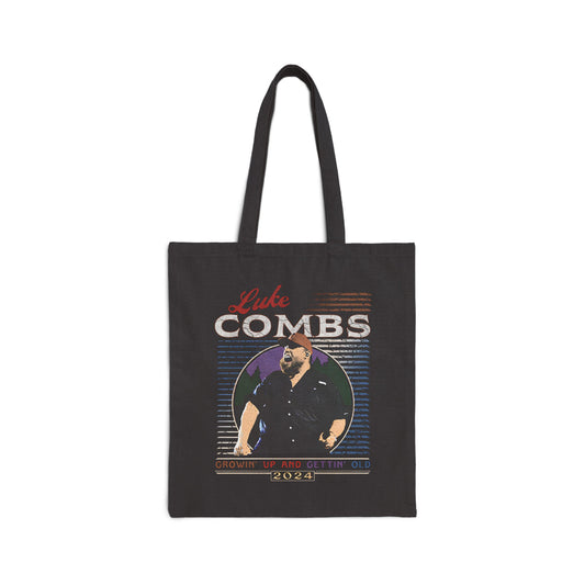 GROWIN UP AND GETTIN OLD TOUR - COMBS SIGNATURE TOTE BAG BLACK